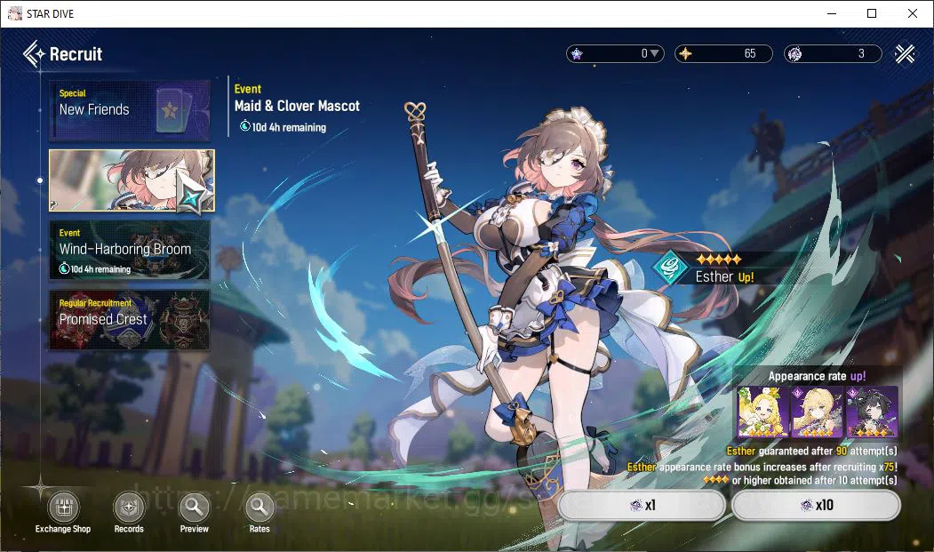 Mongil:Star Dive Accounts   Global|Fresh Starter Lv 3|Meta 2 SSR [Penny, San image 5