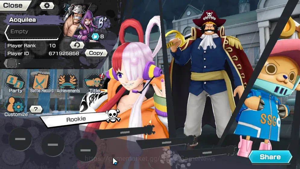 One Piece Bounty Rush Accounts Global|2 EX|Great Pirate Gol D. Roger,Blackbeard P image 2