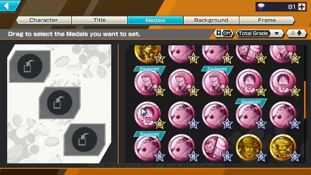 One Piece Bounty Rush Accounts Global|2 EX|Great Pirate Gol D. Roger,Blackbeard P image 4