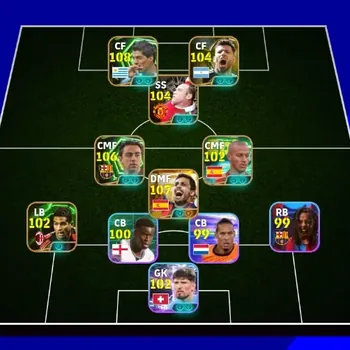 eFootball Accounts Legends & Iconic Players Android|PW 3209|New Rodri Big T,James Rodriguez Show T,Luis Suarez Epic,Xavi