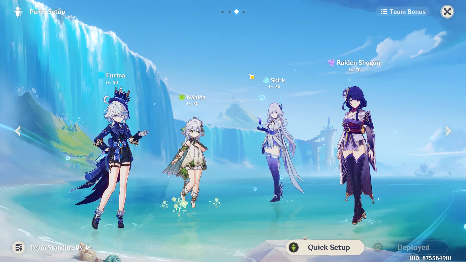 Genshin Impact Accounts AR 42 | MC Lumine | Skirk, Raiden, Nahida, Furina  image 15