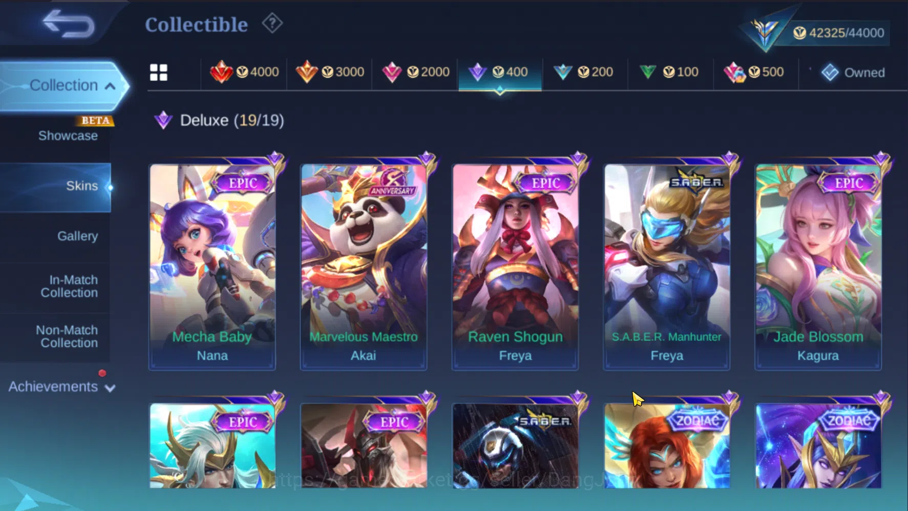 Mobile Legends: Bang Bang Accounts Others Hero 127 | Skin 232 | Emblem All Max | Level Akun 134 | Zodiac Irithel | Zodiac 6