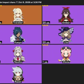 Genshin Impact Accounts Starter Genshin Impact Asia Server | Starter AR 20-29 | Tighnari + Hunter's Bow | Full Access #30