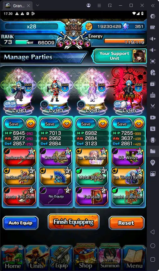 Grand Summoners Accounts GLOBAL|6 Ascend|Rank 73|Demon Lord|Scarlet Enforce image 5