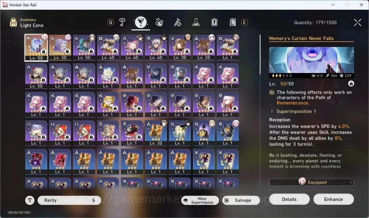 Honkai Star Rail Accounts ASIA | TL38 | Hyacine L50, Ruan Mei L50, Castorice image 11