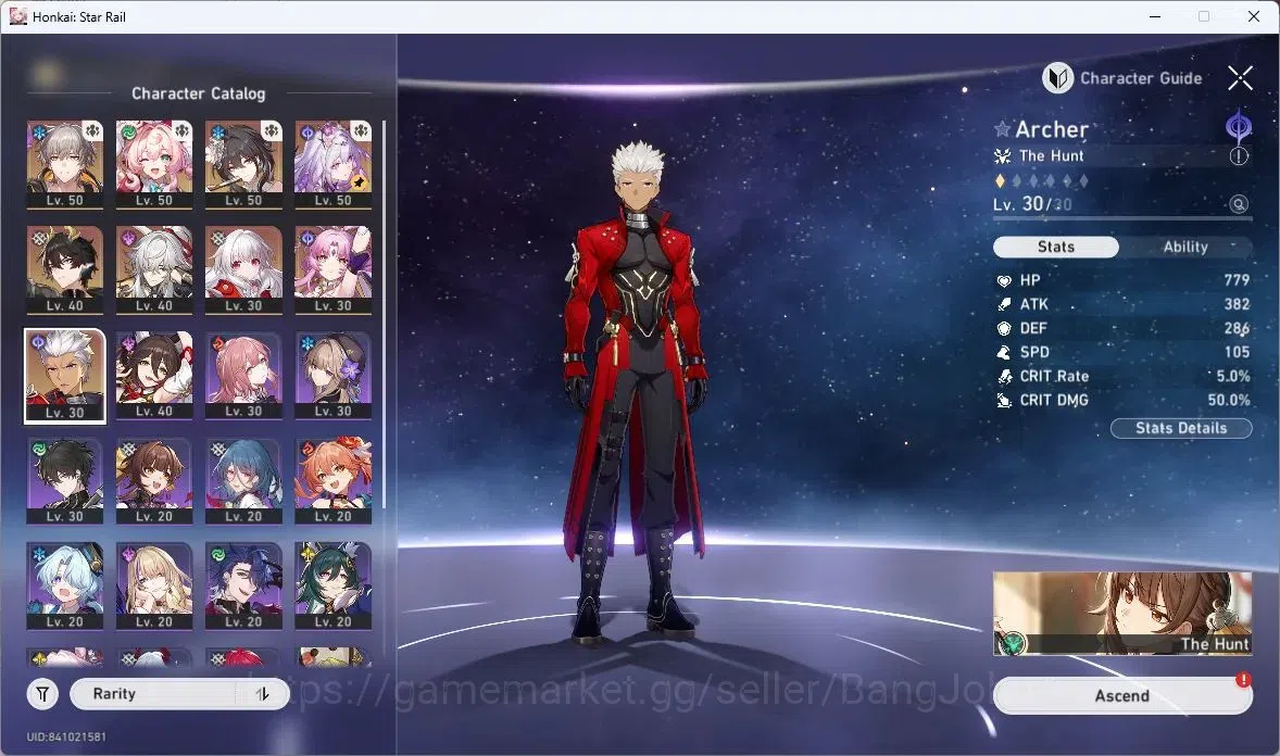 Honkai Star Rail Accounts ASIA | TL38 | Hyacine L50, Ruan Mei L50, Castorice image 7