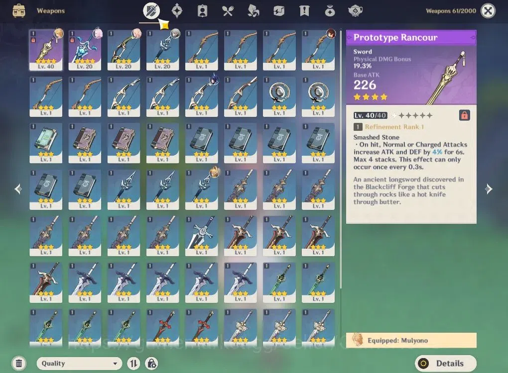 Genshin Impact Accounts ASIA|AR16|Fresh Starter|1Limited+9(*4Character)|Li image 4