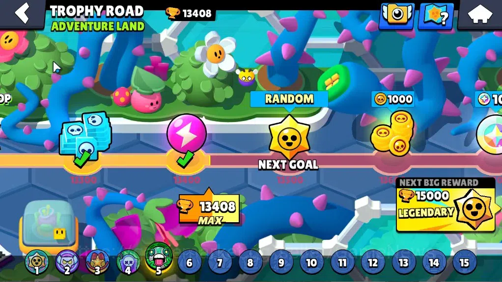 Brawl Stars Accounts 13408 Trophy|47 Brawlers 6 Max Lv|4 Legend (Mecha  image 5