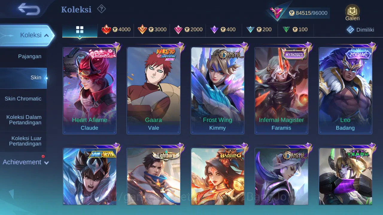 Mobile Legends: Bang Bang Accounts Hero 132 Skin 316 | Legend Franco | Prime Beatrix  image 11