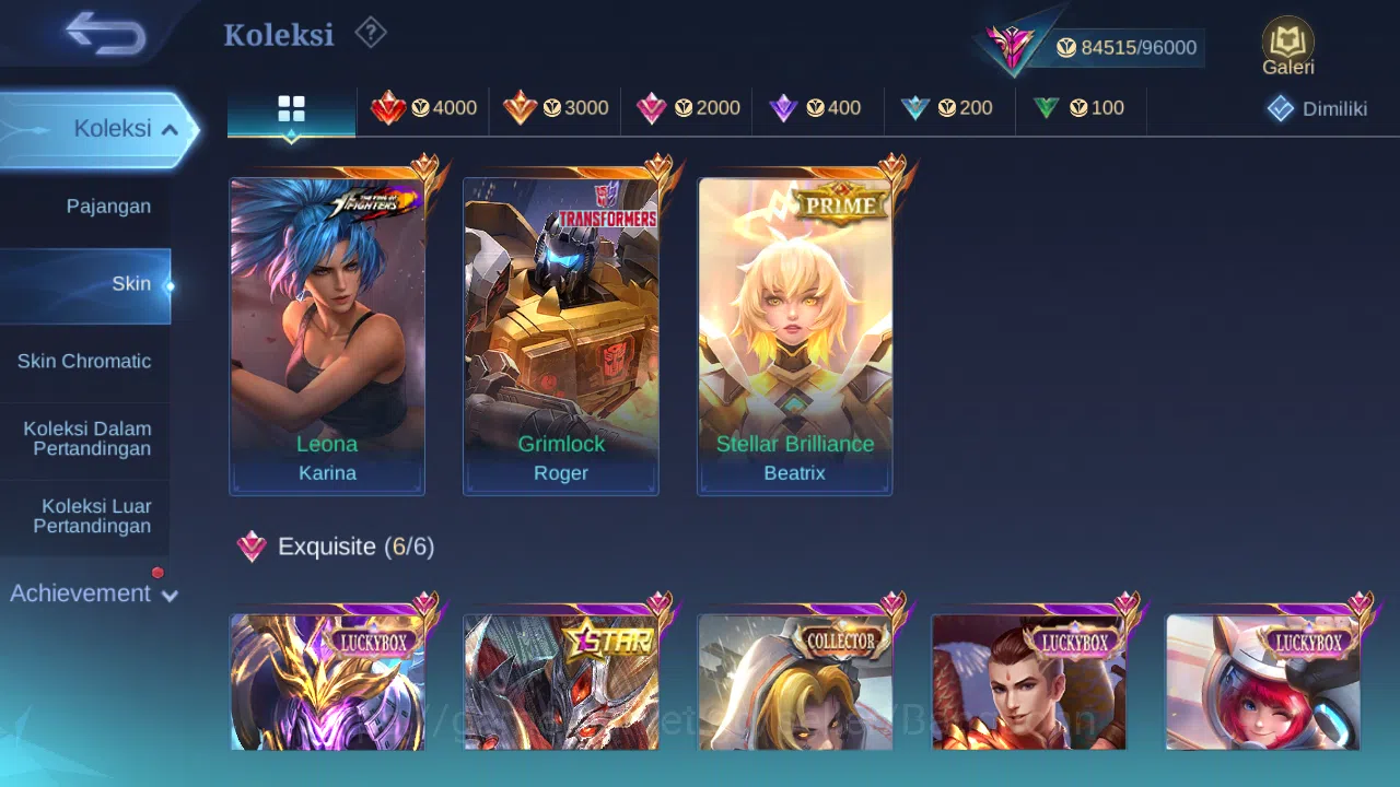 Mobile Legends: Bang Bang Accounts Hero 132 Skin 316 | Legend Franco | Prime Beatrix  image 3