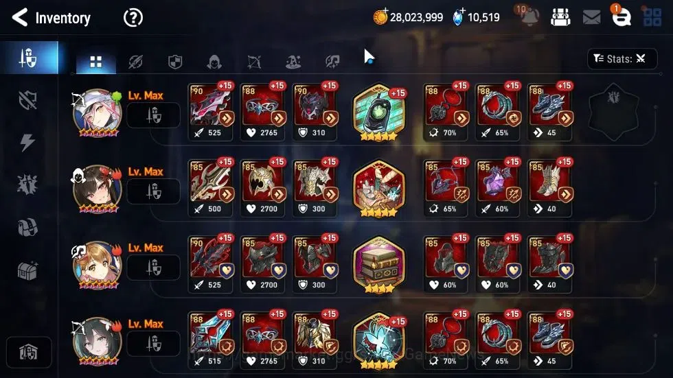 Epic Seven Accounts GLOBAL Unverif|NewEra|11 ML(DB Senya,SP Politis,SS image 16