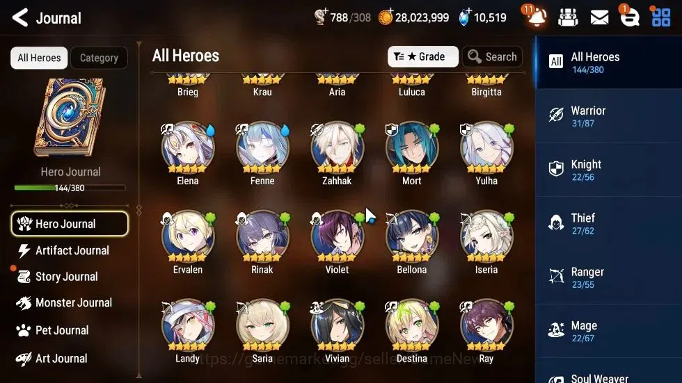 Epic Seven Accounts GLOBAL Unverif|NewEra|11 ML(DB Senya,SP Politis,SS image 8