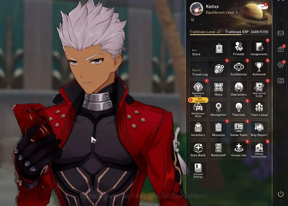 Honkai Star Rail Accounts Others ASIA |TL 47|4 Limited| Mortenax Blade E1, Sparkle, Huohuo, Archer |1 Golden 1