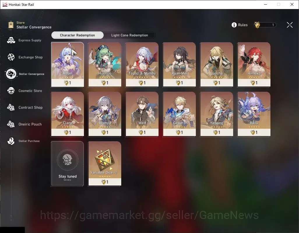 Honkai Star Rail Accounts Others ASIA |TL 47|4 Limited| Mortenax Blade E1, Sparkle, Huohuo, Archer |1 Golden 12