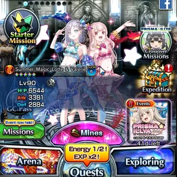 Grand Summoners Accounts End-Game Global|Rank 21|4 Ascend|Summer Miyu,Beta,Summer Magic Lotte & Valerie,VM Natasha Etc|Lpot
