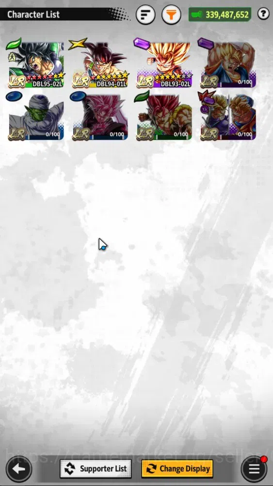 Dragon Ball Legends Accounts 339M TP|LV166|2UL+3LR+25LL|SSG SS Gogeta,SS Goku|B image 4