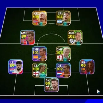 eFootball Accounts Legends & Iconic Players Android|Big Time Erling Haaland|7 Epic Sergio Aguero,Rio Ferdinand,Paul