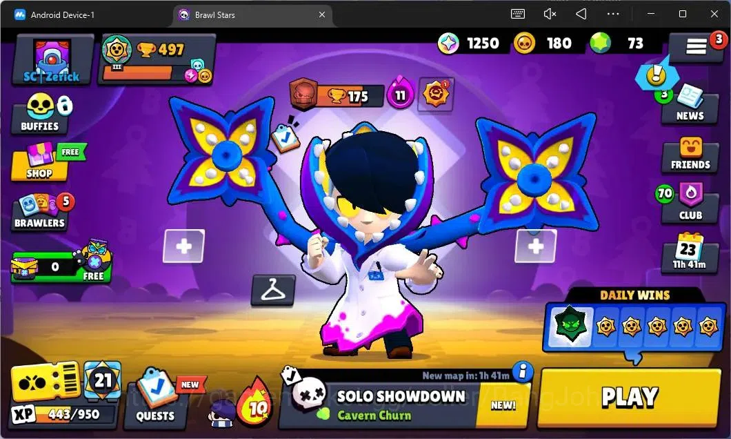 Brawl Stars Accounts Global |497 Thropy|12 Brawler|1 Max Hypercharge (E image 1