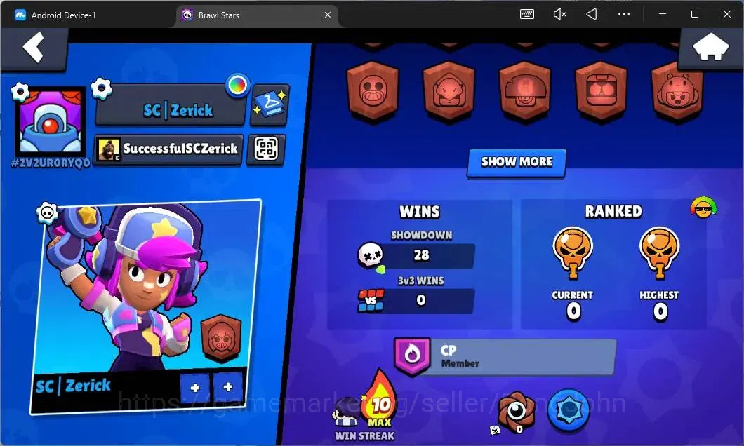 Brawl Stars Accounts Global |497 Thropy|12 Brawler|1 Max Hypercharge (E image 3