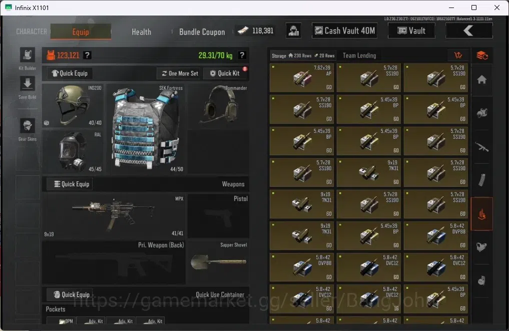 Arena Breakout Accounts Mobile | LV 30 | SV 118.7 M | CV 40 M | SS AKM, Ma image 5