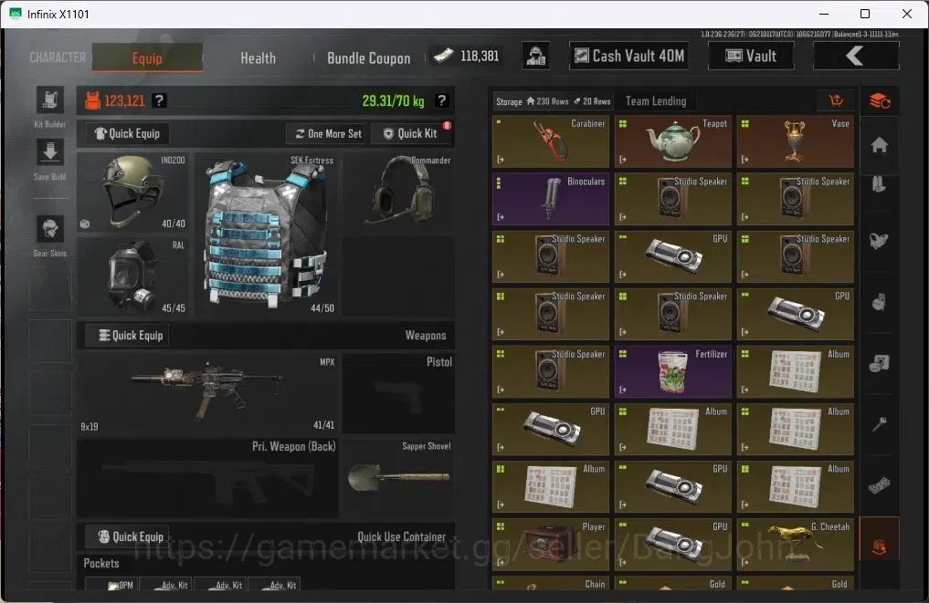 Arena Breakout Accounts Mobile | LV 30 | SV 118.7 M | CV 40 M | SS AKM, Ma image 7