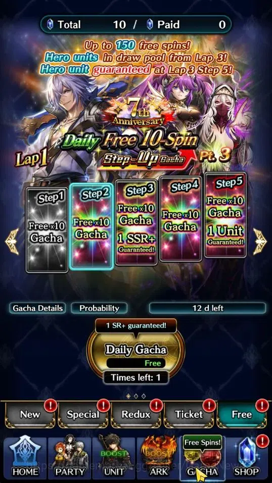 Last Cloudia Accounts Low-End GLOBAL|Rank 9|Starter|Top Tier Unit [Demon Lord Judecca-Samekh,Goddess Lilaha]| 7 SSR Ark|Code 5