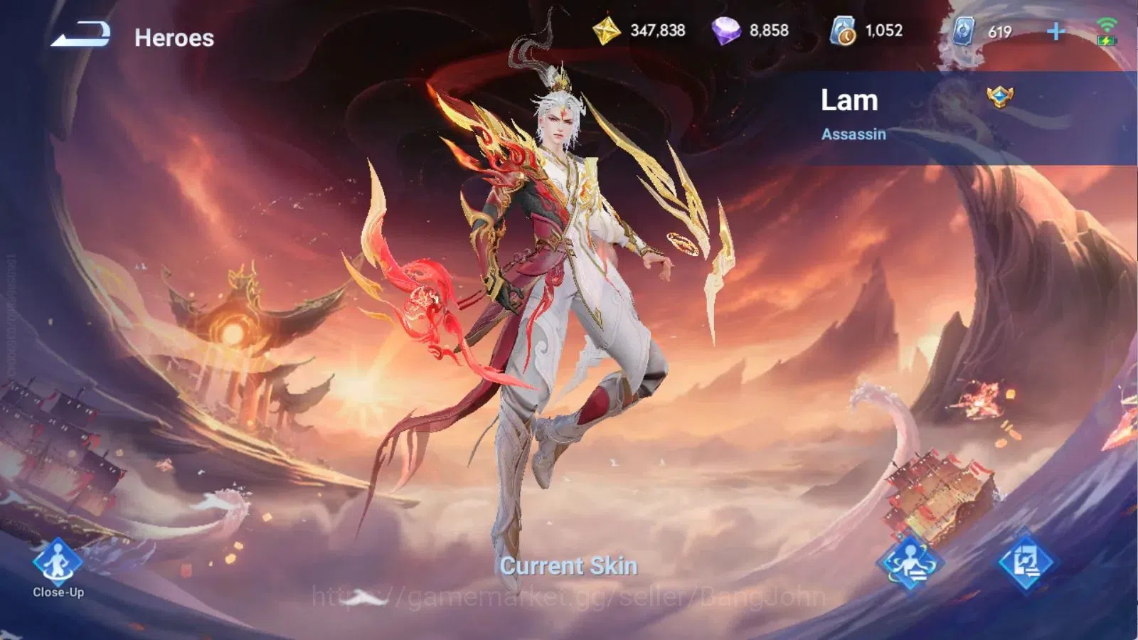 Honor of Kings Accounts Global | 112H 197S | JJK Sima Yi, Saint Seiya Musa image 7