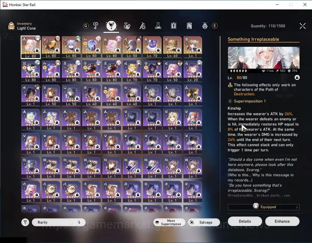 Honkai Star Rail Accounts Asia|TL 70|Elation Prem Team|14 Limited|[Cyrene E3 image 7