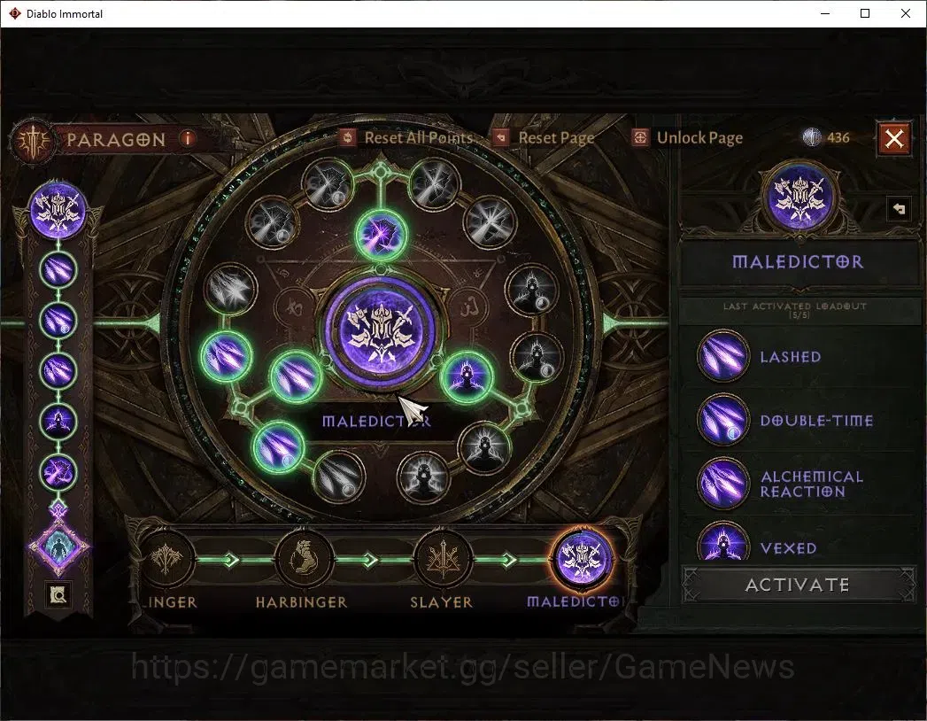 Diablo Immortal Accounts SEA - Verathiel|CS ON|Lv60(716)|Necromancer|CR 40K image 11