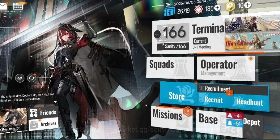 Arknights Accounts Lv 41|82 OP+2 Skin|1 Limited| (Silver'Ash The Reig image 1