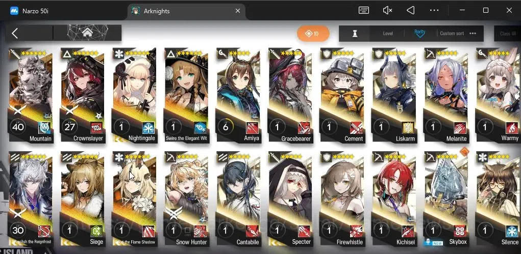 Arknights Accounts Lv 41|82 OP+2 Skin|1 Limited| (Silver'Ash The Reig image 8