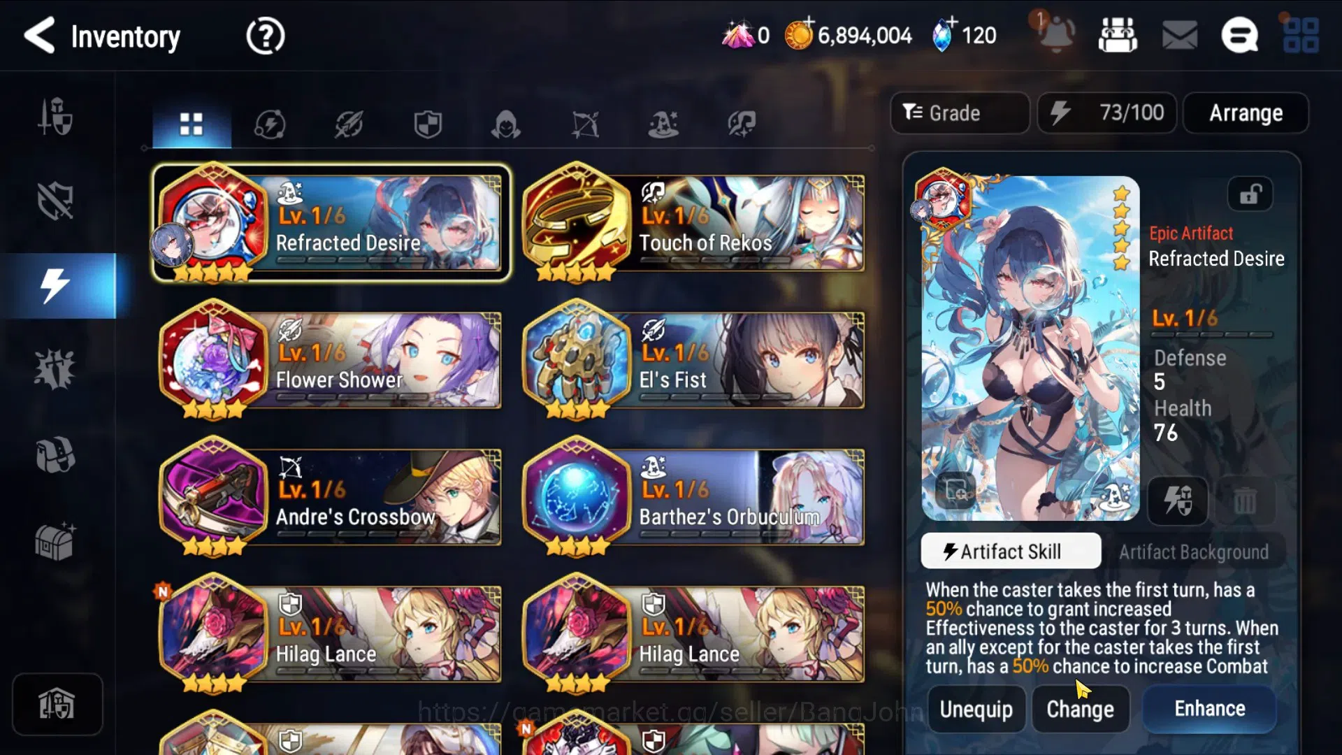 Epic Seven Accounts Starter Global Unverif | Fresh Starter | ML TE Kayron+Fumyr(+Art) | PoH+Bless ON | 800 MM | Stigma 4.3K 3
