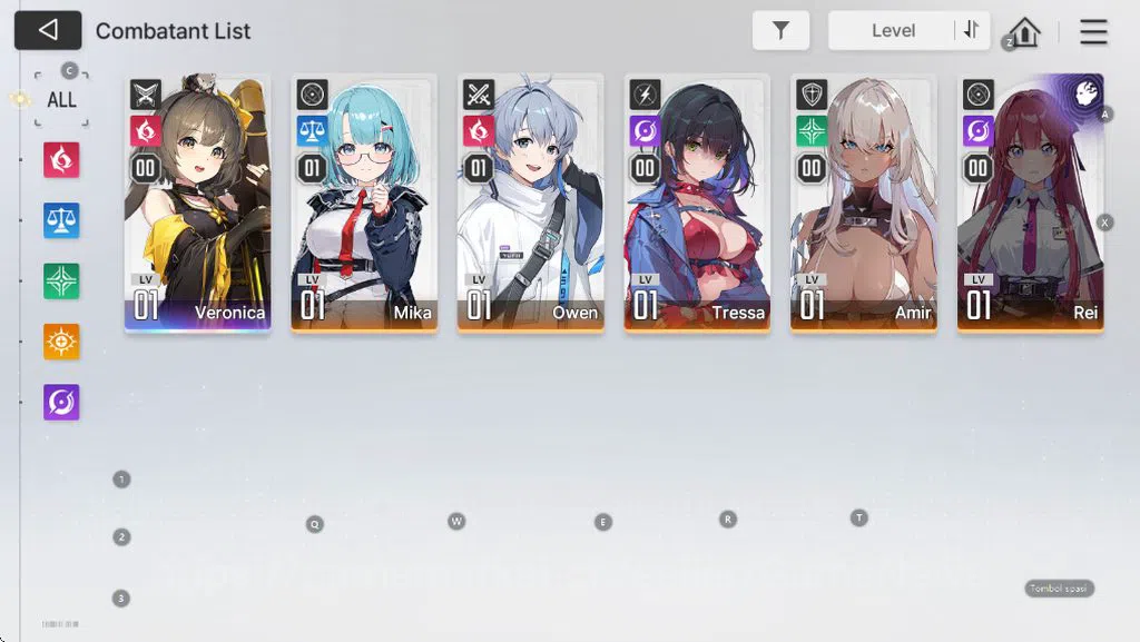 Chaos Zero Nightmare Accounts Global Verif|Lv 5|1,5k Crystals|Starter|1SSR(Veron image 1
