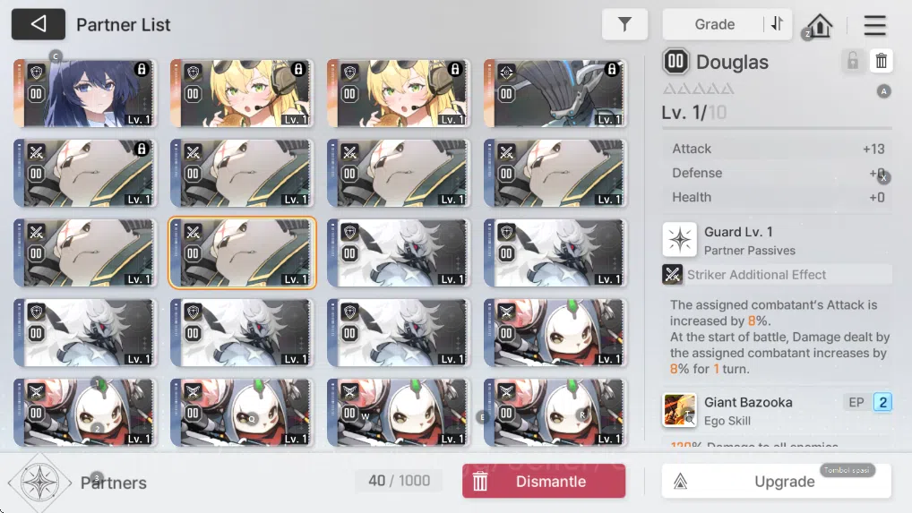 Chaos Zero Nightmare Accounts Global Verif|Lv 5|1,5k Crystals|Starter|1SSR(Veron image 2