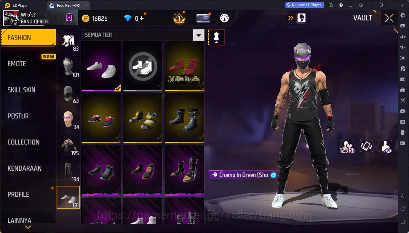 Free Fire Accounts Indonesia | Vault 805| 1 EVO (M1014 Scorpio Shatte image 12