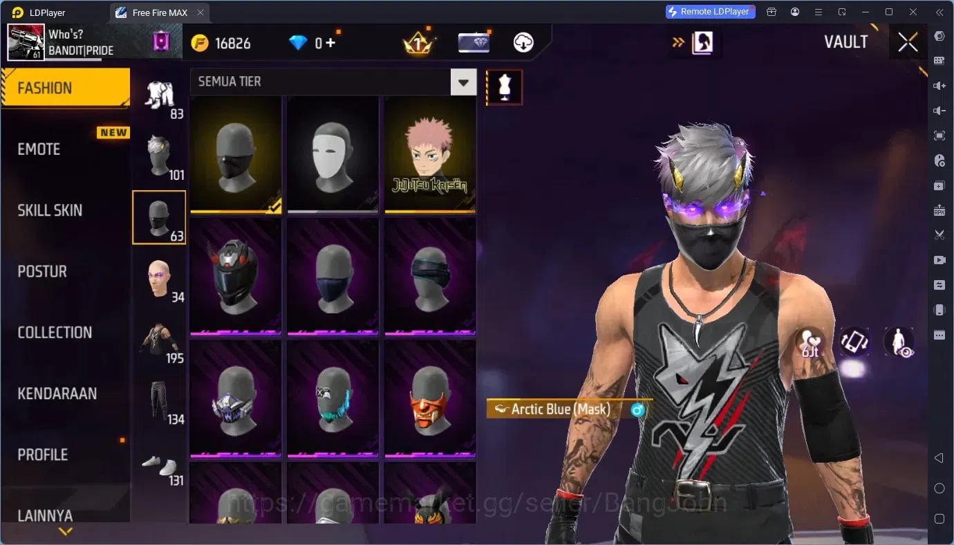 Free Fire Accounts Indonesia | Vault 805| 1 EVO (M1014 Scorpio Shatte image 8