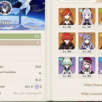 Genshin Impact Accounts Others ASIA|AR 55| 3 Limit : Mavuika, Citlali, Lauma | MC Male | Detail Check SS |TakeMail(GI1179Z)