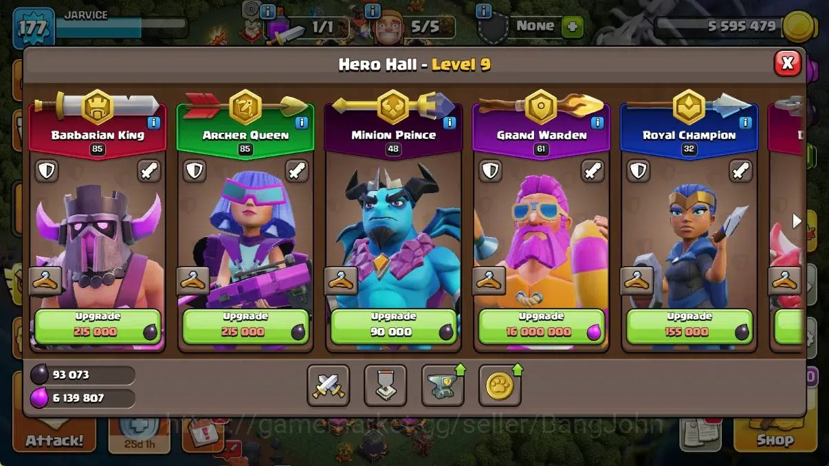 Clash of Clans Accounts Global | TH16-BH10|LVL 177|HH 9|BK 85,AQ 85,GW 61, image 6