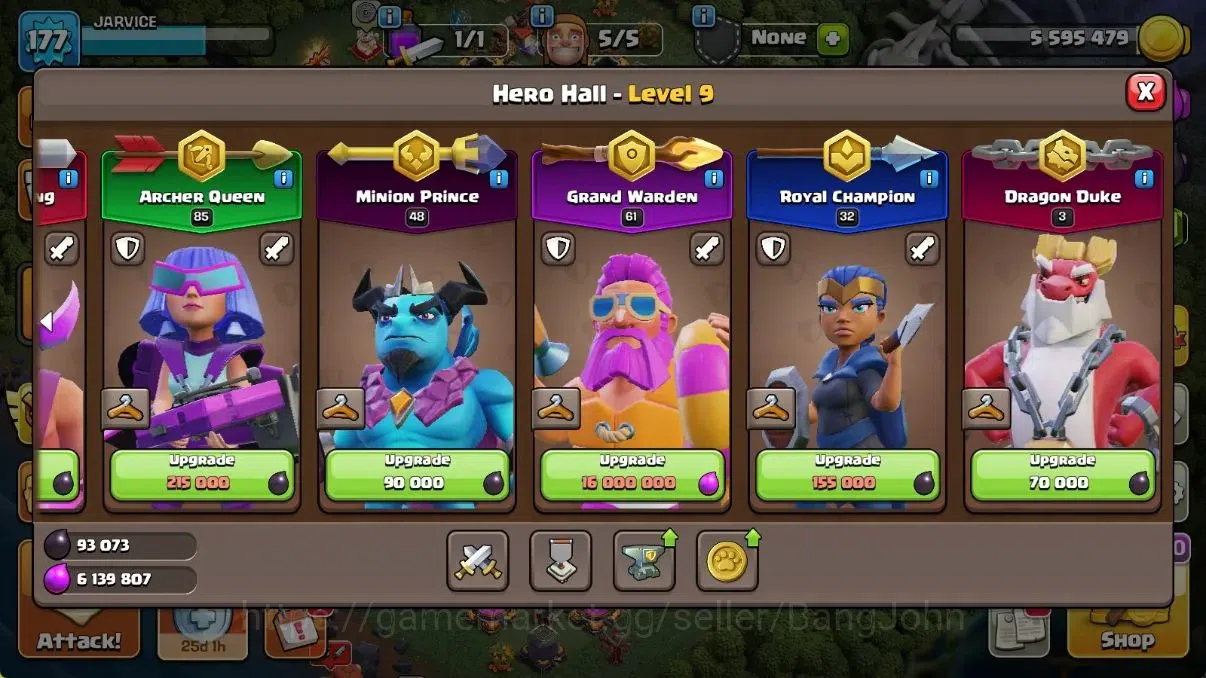 Clash of Clans Accounts Global | TH16-BH10|LVL 177|HH 9|BK 85,AQ 85,GW 61, image 7