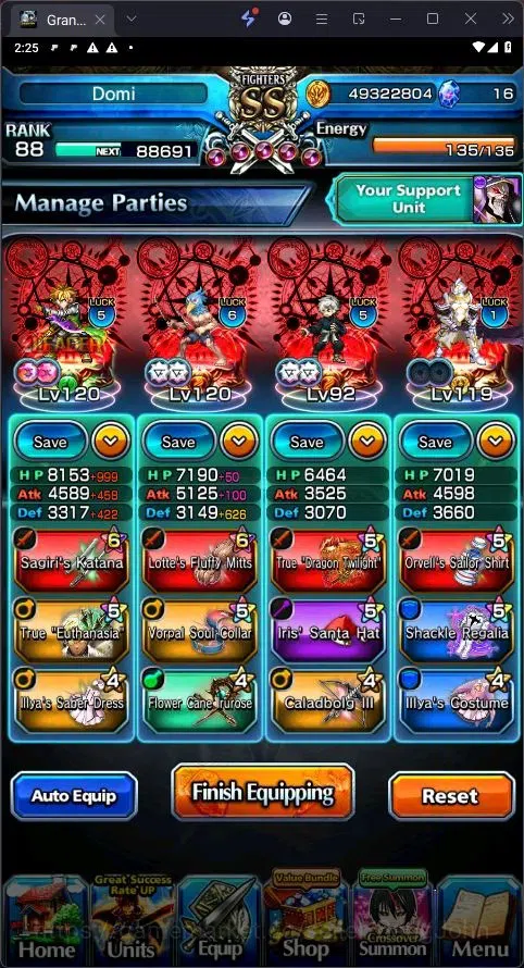 Grand Summoners Accounts [GLOBAL] Rank 88 | 28 Ascend | Summer Miyu TW | Ch image 5
