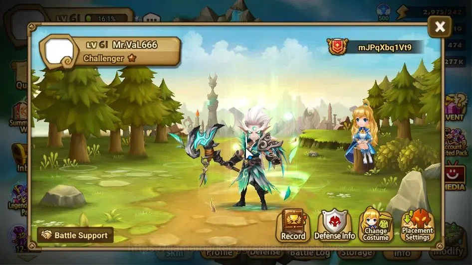 Summoners War: Sky Arena Accounts GLOBAL Lv 61|2 LD[Valantis,Gurkha]|10 Total NB5[No image 2