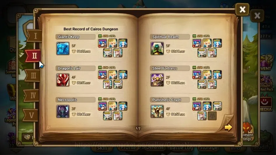 Summoners War: Sky Arena Accounts GLOBAL Lv 61|2 LD[Valantis,Gurkha]|10 Total NB5[No image 4