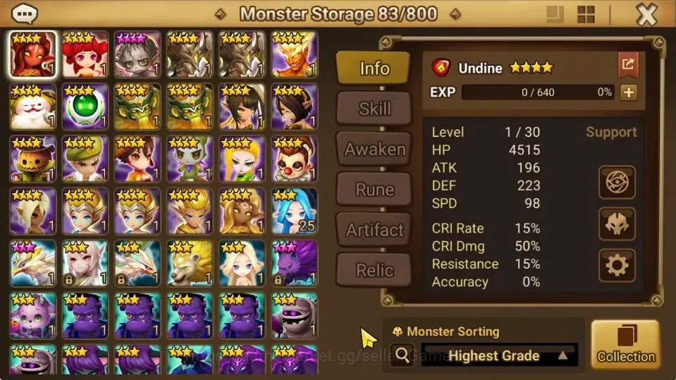 Summoners War: Sky Arena Accounts ASIA Lv 43|1 LD [Lars]|18 Total NB5[Shi Hou,Lamiel image 13