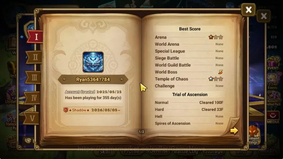 Summoners War: Sky Arena Accounts ASIA Lv 43|1 LD [Lars]|18 Total NB5[Shi Hou,Lamiel image 3