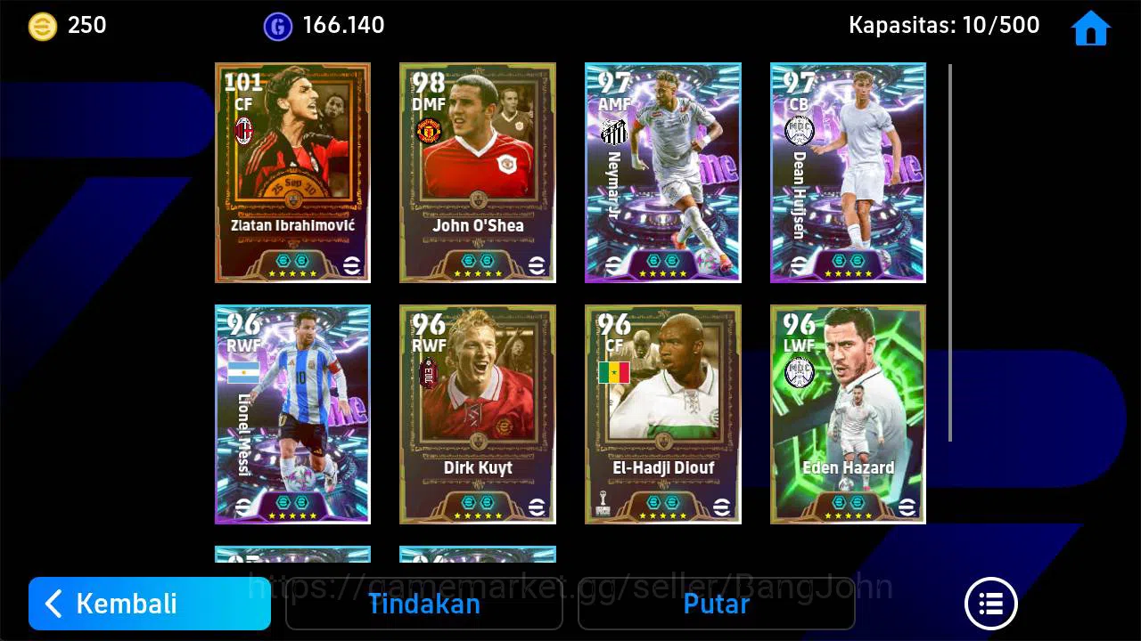 eFootball Accounts power 3148 legend Ibrahimovic, legend john osea, s image 4