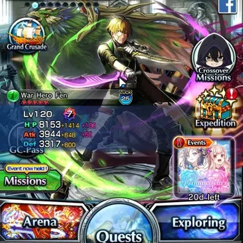 Grand Summoners Accounts End-Game Global|Rank 72|SP Art.Speed-O'-Sonic|13 Ascend 8 TW| (Houka Inumata)+TW Fern,Illya,SP Mira