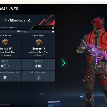 Blood Strike Accounts Others ASIA | 1 Eternal Gun: Galil-Blight's Embrace|2 Legendary Camo Selection Chest|Check SS BS2631B