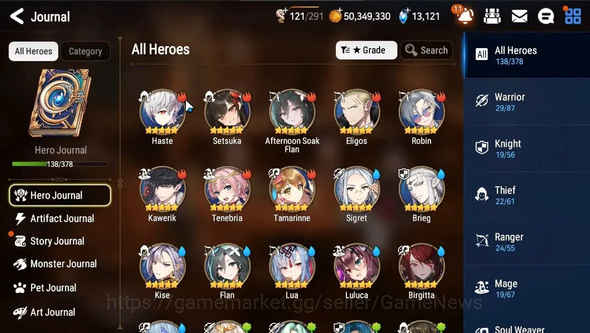 Epic Seven Accounts GLOBAL Unverif|New Era|8 ML(Salome,LOT Scales,NM L image 5