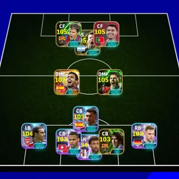eFootball Accounts High-End Kolektif 3231 bigitime rodri x Saviola x Declan rice x pack Portugal x CR7 x vozinha