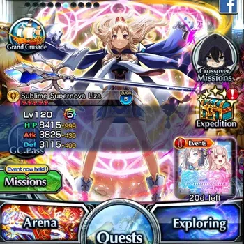 Grand Summoners Accounts Mid-Game Global|Rank 121|2 SP Art Yuzuriha,Rin & Luvia|14 Ascend 23